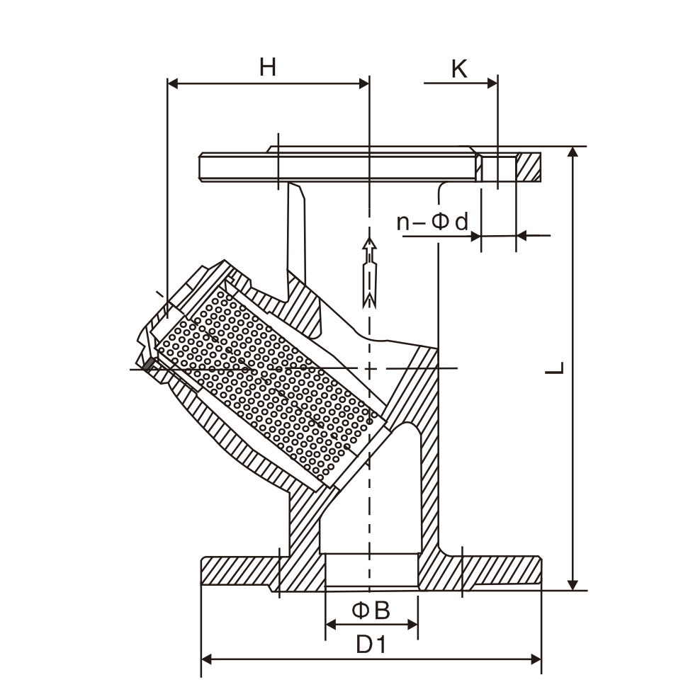 黃銅法蘭過濾(lǜ)器(圖1)