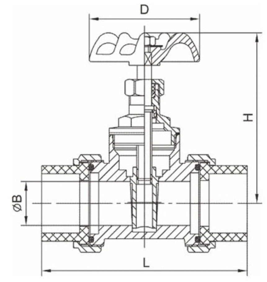 PPR黃銅(tong)閘閥(圖(tu)1)