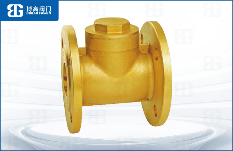 黃(huáng)銅法蘭(lan)止回閥(fá)