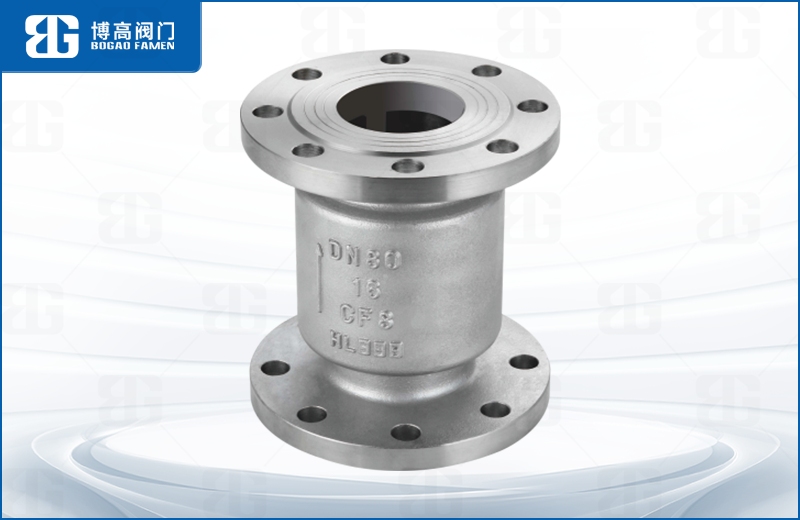 不鏽鋼(gang)立式止(zhi)回閥