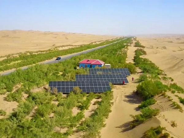 塔裏(lǐ)木油田綠色“光(guang)”景無限好